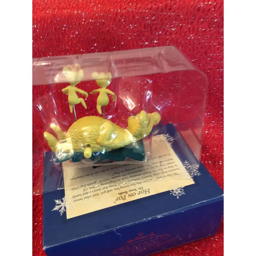 Hop on Pop Dr. Seuss Hallmark Ornament Windup Collectors